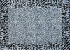 Piper Looms Chantille Animal Skin ACN1230 Blue Machine Washable Area Rug Scatter Main Image