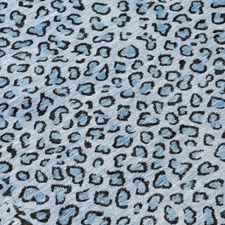 Piper Looms Chantille Animal Skin ACN1230 Blue Machine Washable Area Rug Swatch Image