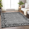 Piper Looms Chantille Animal Skin ACN1230 Gray Machine Washable Area Rug Lifestyle Image Feature
