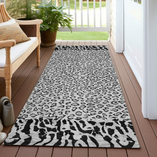 Piper Looms Chantille Animal Skin ACN1230 Gray Machine Washable Area Rug Runner Outdoor Lifestyle Image Feature