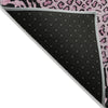 Piper Looms Chantille Animal Skin ACN1230 Pink Machine Washable Area Rug Backing Image