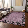 Piper Looms Chantille Animal Skin ACN1230 Pink Machine Washable Area Rug Lifestyle Image Feature
