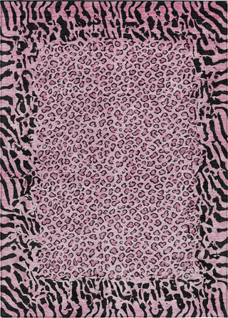 Piper Looms Chantille Animal Skin ACN1230 Pink Machine Washable Area Rug main image