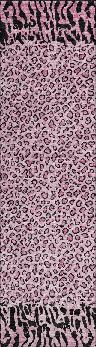 Piper Looms Chantille Animal Skin ACN1230 Pink Machine Washable Area Rug Runner Main Image