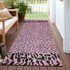 Piper Looms Chantille Animal Skin ACN1230 Pink Machine Washable Area Rug Runner Outdoor Lifestyle Image Feature