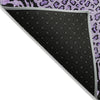 Piper Looms Chantille Animal Skin ACN1230 Purple Machine Washable Area Rug Backing Image