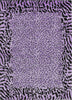 Piper Looms Chantille Animal Skin ACN1230 Purple Machine Washable Area Rug main image