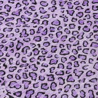 Piper Looms Chantille Animal Skin ACN1230 Purple Machine Washable Area Rug Swatch Image