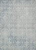 Piper Looms Chantille Damask ACN1231 Denim Machine Washable Area Rug main image