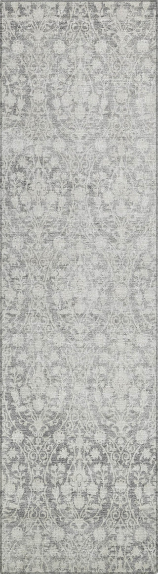 Piper Looms Chantille Damask ACN1231 Gray Machine Washable Area Rug Runner Main Image