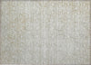Piper Looms Chantille Damask ACN1231 Tan Machine Washable Area Rug Scatter Main Image
