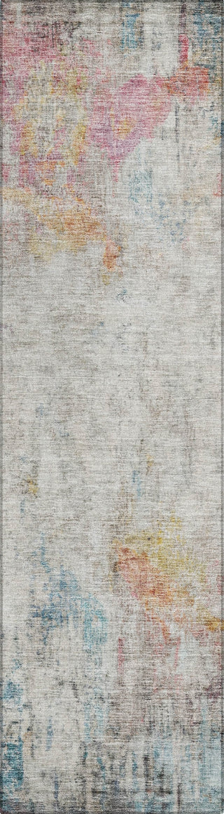 Piper Looms Chantille Abstract ACN1232 Teal Machine Washable Area Rug Runner Main Image