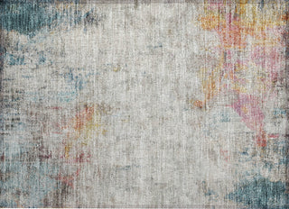 Piper Looms Chantille Abstract ACN1232 Teal Machine Washable Area Rug Scatter Main Image
