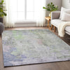 Piper Looms Chantille Abstract ACN1233 Aloe Machine Washable Area Rug Lifestyle Image Feature