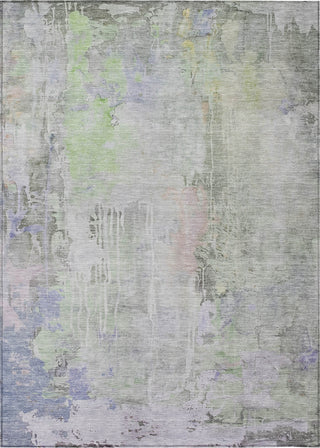 Piper Looms Chantille Abstract ACN1233 Aloe Machine Washable Area Rug main image