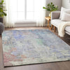 Piper Looms Chantille Abstract ACN1233 Purple Machine Washable Area Rug Lifestyle Image Feature
