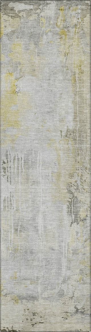 Piper Looms Chantille Abstract ACN1233 Silver Machine Washable Area Rug Runner Main Image