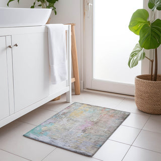 Piper Looms Chantille Abstract ACN1233 Taupe Machine Washable Area Rug Scatter Lifestyle Image Feature