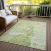 Piper Looms Chantille Abstract ACN1234 Aloe Machine Washable Area Rug Outdoor Lifestyle Image Feature
