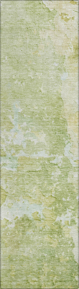 Piper Looms Chantille Abstract ACN1234 Aloe Machine Washable Area Rug Runner Main Image