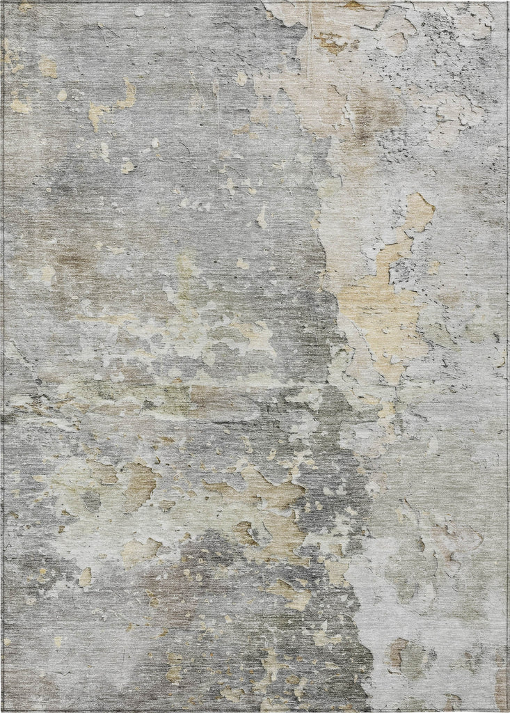 Piper Looms Chantille Abstract ACN1234 Gray Machine Washable Area Rug main image