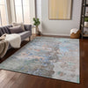 Piper Looms Chantille Abstract ACN1234 Taupe Machine Washable Area Rug Lifestyle Image Feature
