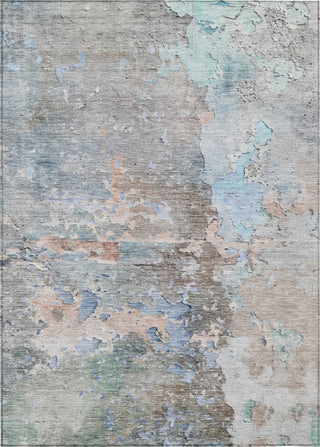 Piper Looms Chantille Abstract ACN1234 Taupe Machine Washable Area Rug main image