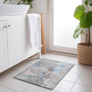 Piper Looms Chantille Abstract ACN1234 Taupe Machine Washable Area Rug Scatter Lifestyle Image Feature