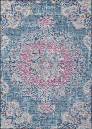 Piper Looms Chantille Global ACN1236 Blue Machine Washable Area Rug main image