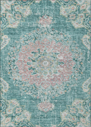 Piper Looms Chantille Global ACN1236 Teal Machine Washable Area Rug main image