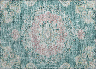 Piper Looms Chantille Global ACN1236 Teal Machine Washable Area Rug Scatter Main Image