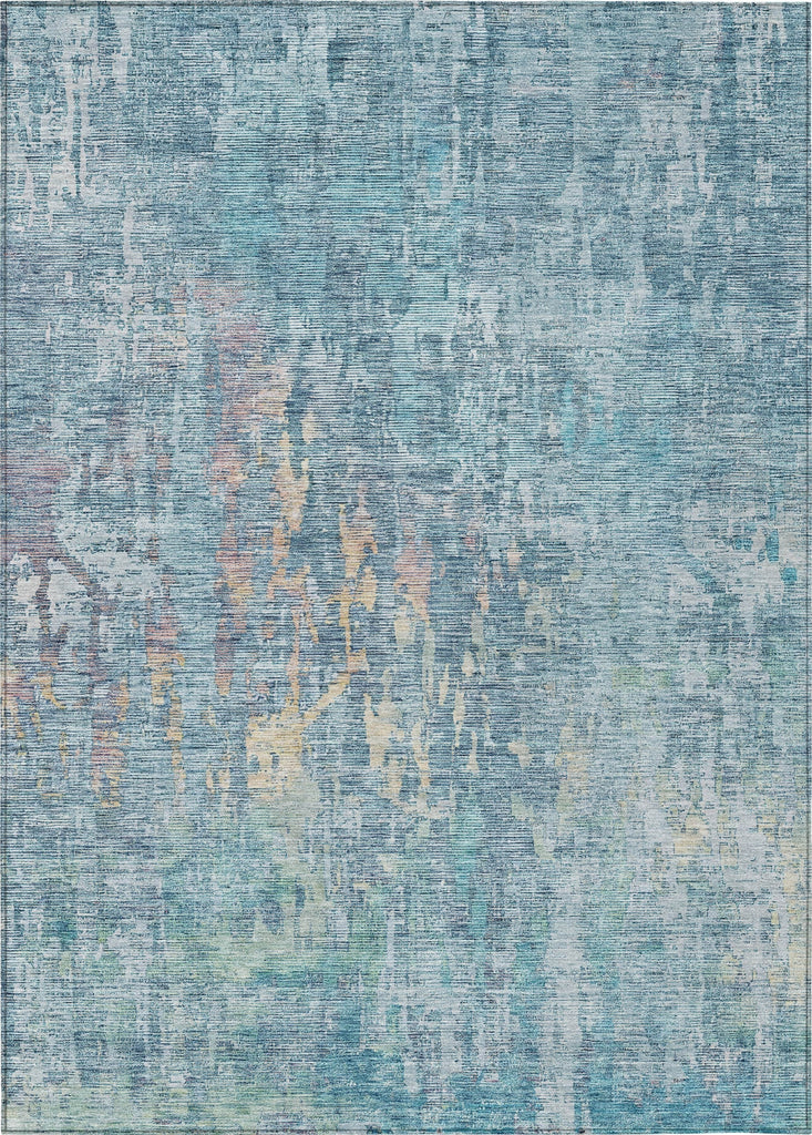 Piper Looms Chantille Modern ACN1237 Blue Machine Washable Area Rug main image