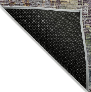 Piper Looms Chantille Modern ACN1237 Pewter Machine Washable Area Rug Backing Image