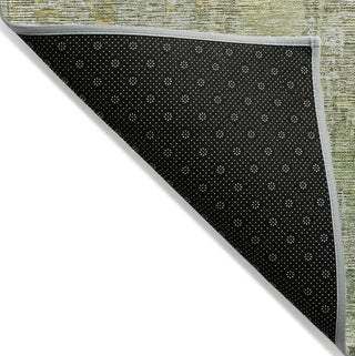 Piper Looms Chantille Modern ACN1237 Sage Machine Washable Area Rug Backing Image