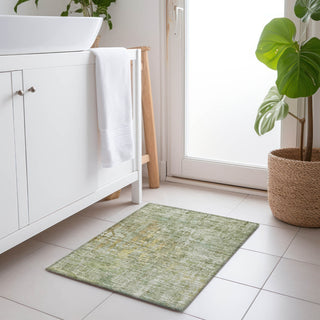 Piper Looms Chantille Modern ACN1237 Sage Machine Washable Area Rug Scatter Lifestyle Image Feature