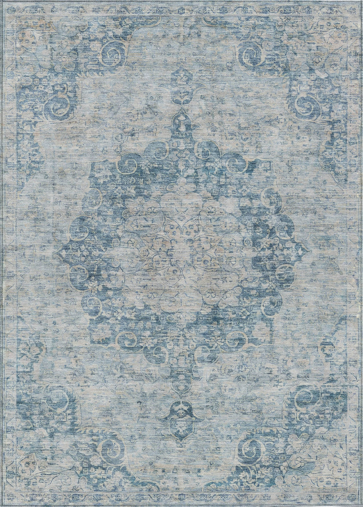 Piper Looms Chantille Global ACN1238 Blue Machine Washable Area Rug main image