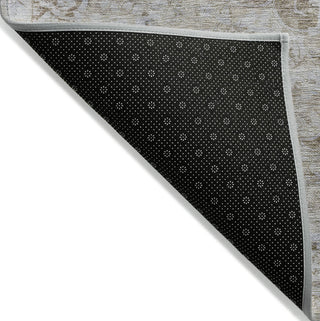 Piper Looms Chantille Global ACN1238 Chocolate Machine Washable Area Rug Backing Image