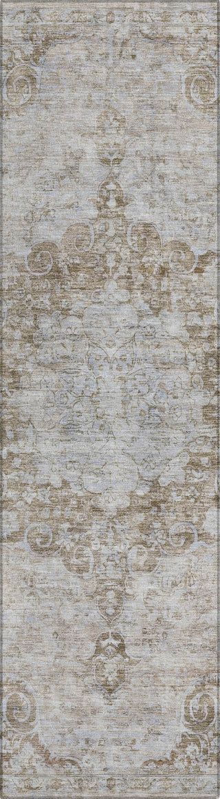 Piper Looms Chantille Global ACN1238 Chocolate Machine Washable Area Rug Runner Main Image