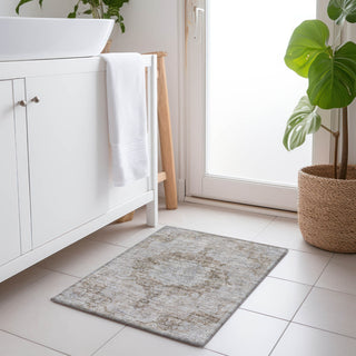 Piper Looms Chantille Global ACN1238 Chocolate Machine Washable Area Rug Scatter Lifestyle Image Feature