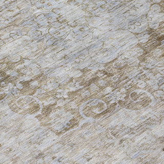 Piper Looms Chantille Global ACN1238 Chocolate Machine Washable Area Rug Swatch Image