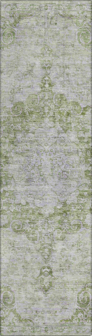 Piper Looms Chantille Global ACN1238 Olive Machine Washable Area Rug Runner Main Image