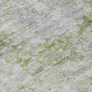 Piper Looms Chantille Global ACN1238 Olive Machine Washable Area Rug Swatch Image
