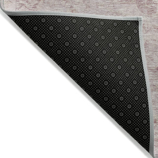 Piper Looms Chantille Global ACN1238 Pink Machine Washable Area Rug Backing Image