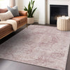Piper Looms Chantille Global ACN1238 Pink Machine Washable Area Rug Lifestyle Image Feature