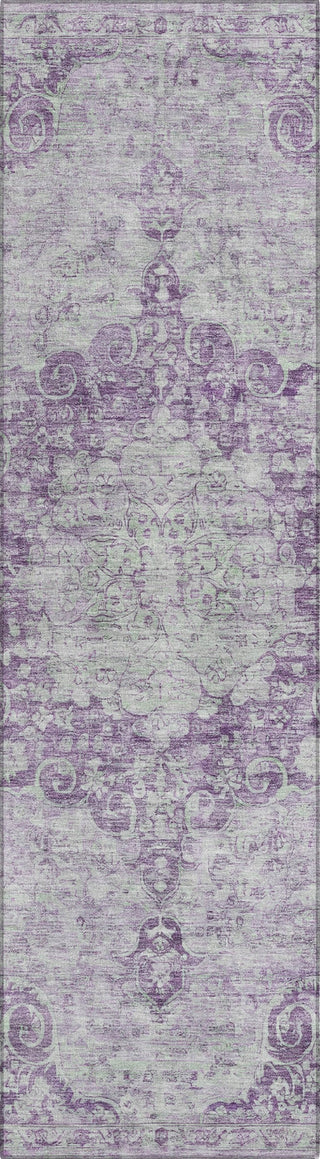 Piper Looms Chantille Global ACN1238 Purple Machine Washable Area Rug Runner Main Image