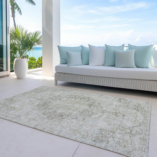 Piper Looms Chantille Global ACN1238 Putty Machine Washable Area Rug Outdoor Lifestyle Image Feature