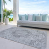 Piper Looms Chantille Global ACN1238 Silver Machine Washable Area Rug Outdoor Lifestyle Image Feature