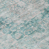 Piper Looms Chantille Global ACN1238 Teal Machine Washable Area Rug Swatch Image