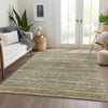 Piper Looms Chantille Stripes ACN1239 Beige Machine Washable Area Rug Lifestyle Image Feature