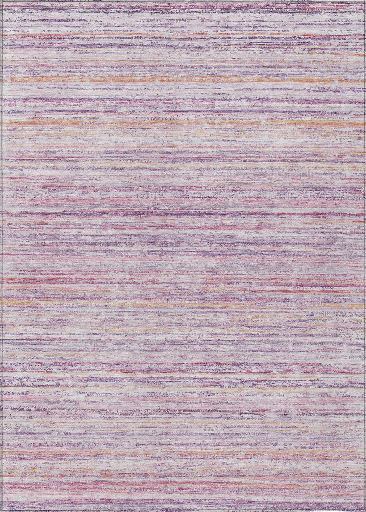 Piper Looms Chantille Stripes ACN1239 Mauve Machine Washable Area Rug main image